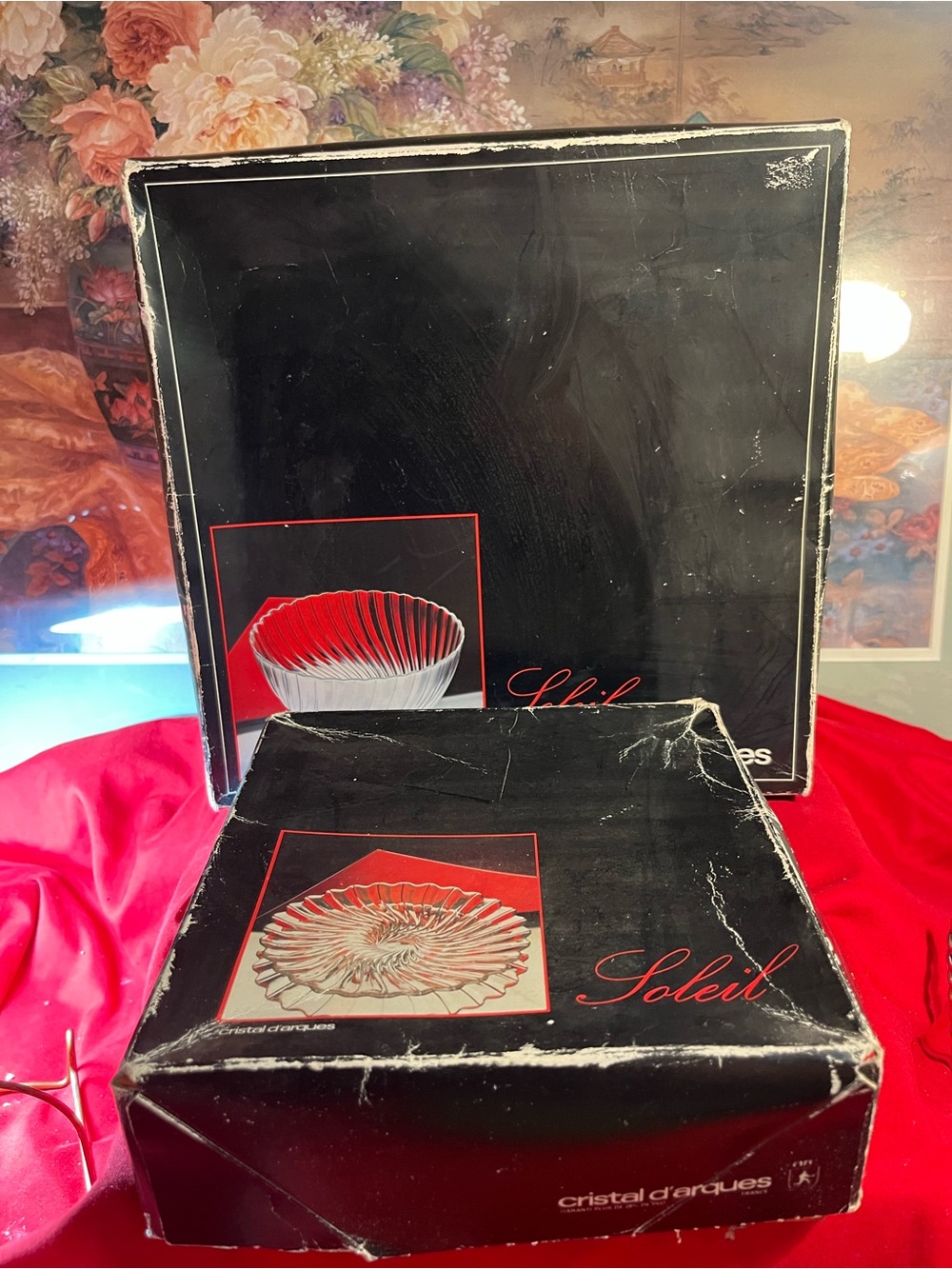 Cristal de’ Arques Soleil new salad bowl and salad plates